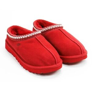UGG Tasman Slippers Samba Red Suede